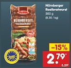Aktuelle Bratwurst Angebote bei Netto Marken-Discount in Mönchengladbach Aktuelles Nürnberger Rostbratwurst Angebot bei Netto Marken-Discount in Mönchengladbach ab 2,79 €