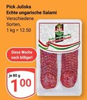 GLOBUS - Echte ungarische Salami Angebot im Prospekt Echte ungarische Salami bei GLOBUS im Prospekt "" für 1,00 €