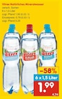 Natürliches Mineralwasser von Vitrex für 0,79 € bei Netto Marken-Discount im Angebot Natürliches Mineralwasser von Vitrex im aktuellen Netto Marken-Discount Prospekt