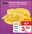 Aktuelle Hähnchen Angebote bei Netto Marken-Discount in Erlangen Aktuelles Hähnchen-Minutensteaks Angebot bei Netto Marken-Discount in Erlangen ab 3,99 €