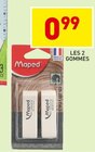 Stokomani - LES 2 GOMMES : offre du catalogue Promo LES 2 GOMMES à 0,99 € dans le catalogue Stokomani "Les marques font leur rentrée ! Les prix bas aussi !"
