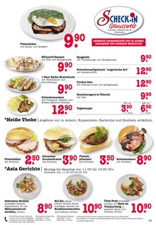 Schweinefleisch im aktuellen E center Prospekt (Karlsruhe) Schweinefleisch im E center Prospekt "Aktuelle Angebote" mit 38 Seiten (Karlsruhe)