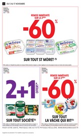 Fromage Angebote im Prospekt "-60% DE REMISE IMMÉDIATE SUR LE 2ÈME SUR UNE SÉLECTION DE PRODUITS" von Intermarché auf Seite 2