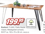 Esstisch TI-0483 für 199,95 € bei Möbel AS im Angebot Esstisch TI-0483 im aktuellen Möbel AS Prospekt