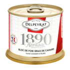 Bloc de Foie gras de Canard - DELPEYRAT en promo chez Carrefour Besançon à 9,17 €