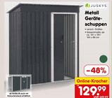 Aktuelle Gartenhaus Angebote bei Netto Marken-Discount in Nürnberg Aktuelles Metall Geräteschuppen Angebot bei Netto Marken-Discount in Nürnberg ab 129,99 €