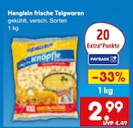 frische Teigwaren von Henglein im aktuellen Netto Marken-Discount Prospekt für 2,99 €