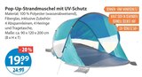 Pop-Up-Strandmuschel mit UV-Schutz Angebote bei V-Markt Kempten für 19,99 €