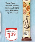 Frischer Flammkuchenteig im Angebot bei GLOBUS in Hanau Frischer Flammkuchenteig Angebote von Tante Fanny bei GLOBUS Hanau für 1,39 €