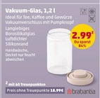 Vakuum-Glas von Brabantia im aktuellen Penny Prospekt für 2,99 €