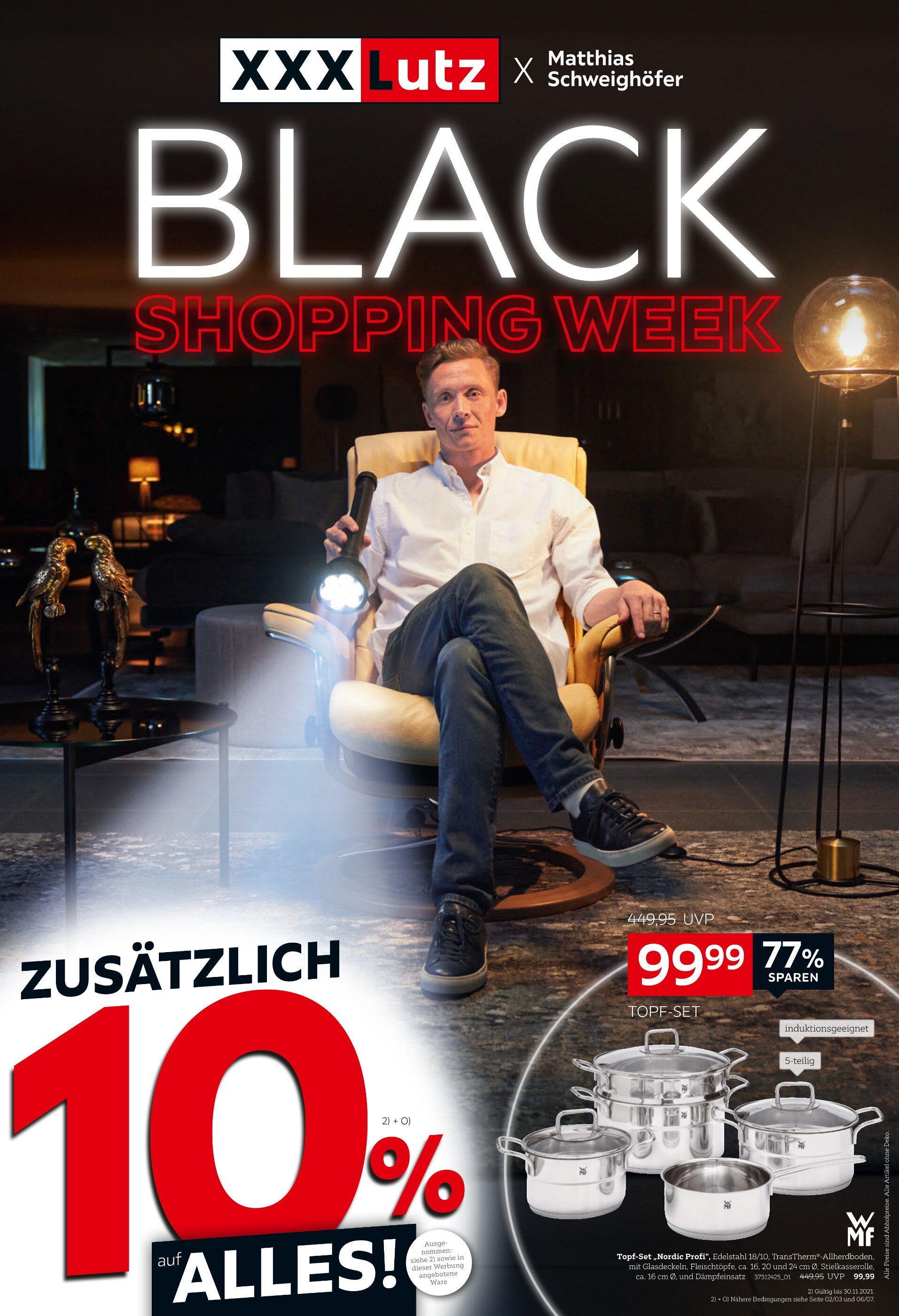 XXXLutz Möbelhäuser Prospekt für Emden mit 20 Seiten XXXLutz Möbelhäuser Prospekt für Emden: "BLACK SHOPPING WEEK", 20 Seiten, 22.11.2021 - 28.11.2021