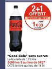 Coca-Cola sans sucres à Monoprix dans Cannes Coca-Cola sans sucres à Monoprix dans Cannes