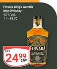 King's Gambit Irish Whiskey im Angebot bei GLOBUS in Pulheim King's Gambit Irish Whiskey Angebote von Finvara bei GLOBUS Pulheim für 24,99 €
