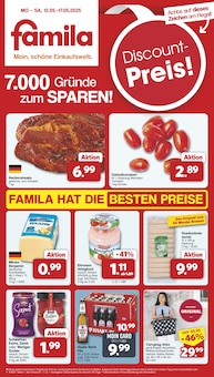 famila Nordwest Prospekt der Woche "Markt - Angebote" Seite 1, 12.05.2025 bis 17.05.2025 für Varel Aktueller famila Nordwest Prospekt "Markt - Angebote" Seite 1 von 45 Seiten für Varel