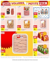 Promos Viande dans le catalogue "GROS VOLUMES = PETITS PRIX" de Carrefour Viande en promo dans le catalogue Carrefour à la page 14