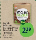 Bio-Sticks & -Brezeln von tegut... im aktuellen tegut Prospekt für 2,39 €