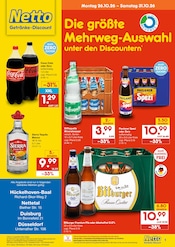 Bier im Netto Marken-Discount Prospekt in Erkelenz Aktueller Netto Marken-Discount Prospekt mit Bier, "DER ORT, AN DEM DU IMMER AUSGEZEICHNETE PREISE FINDEST.", Seite 1