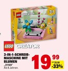 3-IN-1-SCHREIBMASCHINE MIT BLUMEN im Angebot bei E center in Kirchheim 3-IN-1-SCHREIBMASCHINE MIT BLUMEN Angebote von LEGO bei E center Kirchheim für 19,99 €