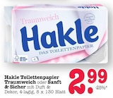 Toilettenpapier Traumweich Angebote von Hakle bei E center Ludwigshafen für 2,99 €