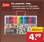 XXL Malkoffer, 70tlg. bei Netto Marken-Discount im Prospekt "" für 4,99 €