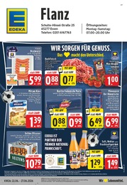 EDEKA Prospekt für Essen mit 24 Seiten EDEKA Prospekt für Essen: "Aktuelle Angebote", 24 Seiten, 22.06.2026 - 27.06.2026
