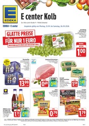 E center Supermarkt Prospekt der aktuellen Woche mit 38 Seiten, gültig von 21.09.2026 bis 26.09.2026, in Hiltpoltstein und Umgebung Aktueller E center Supermarkt Prospekt in Hiltpoltstein und Umgebung, "Wir lieben Lebensmittel!" mit 38 Seiten, 21.09.2026 - 26.09.2026