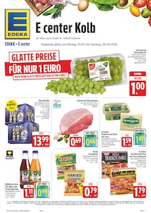 Aktueller E center Prospekt "Wir lieben Lebensmittel!" Aktueller E center Prospekt