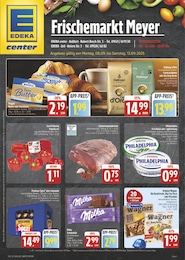 Aktueller E center Prospekt, "Wir lieben Lebensmittel!", mit Angeboten der Woche, gültig von 08.09.2025 bis 08.09.2025
