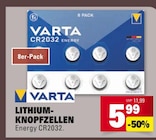 Lithium-Knopfzellen Energy CR2032 im Angebot bei Marktkauf in Neu-Ulm Lithium-Knopfzellen Energy CR2032 Angebote von Varta bei Marktkauf Neu-Ulm für 5,99 €