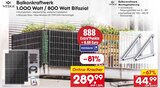 Balkonkraftwerk 1.000 Watt / 800 Watt Bifazial im aktuellen Prospekt bei Netto Marken-Discount in Leutenhain