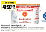 Das Original 11,5 l Angebote von Alpinaweiß bei OBI Nürnberg für 49,99 €