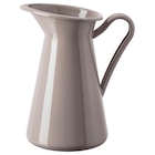Kanne/Vase dunkel graubeige 22 cm von SOCKERÄRT im aktuellen IKEA Prospekt für 7,99 €