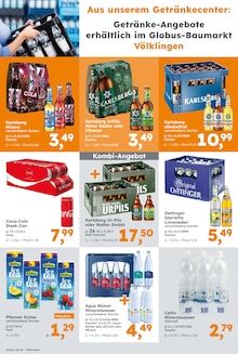 Coca Cola im Globus-Baumarkt Prospekt "Immer eine Idee besser" mit 29 Seiten (Völklingen)