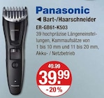 Bart-/Haarschneider von Panasonic im aktuellen V-Markt Prospekt für 39,99 €