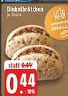 Dinkelbrötchen Angebote bei E center Bornheim für 0,44 €