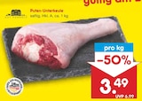 Puten-Unterkeule Angebote von Gut Ponholz bei Netto Marken-Discount Rheda-Wiedenbrück für 3,49 €