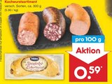 Kochwurstsortiment Angebote bei Netto Marken-Discount Hamburg für 0,59 €