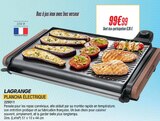 Plancha électrique - LAGRANGE - Proxi Confort à Bordeaux Plancha électrique - LAGRANGE en promo chez Proxi Confort Bordeaux à 99,99 €
