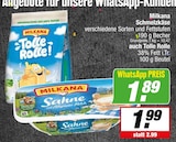 Schmelzkäse oder Tolle Rolle im Angebot bei EDEKA in Warendorf Schmelzkäse oder Tolle Rolle Angebote von Milkana bei EDEKA Warendorf für 1,89 €