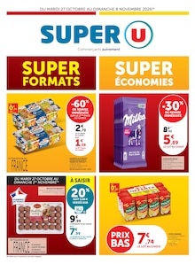 Catalogue Super U à Bollwiller cette semaine, valable du 27/10/2026 au 08/11/2026 Prospectus Super U à Bollwiller, "SUPER U", 20 pages de promos valables du 27/10/2026 au 08/11/2026