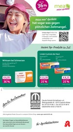 mea - meine apotheke Apotheken Prospekt der aktuellen Woche mit 4 Seiten, gültig von 01.07.2026 bis 31.07.2026, in Oestrich-Winkel und Umgebung Aktueller mea - meine apotheke Apotheken Prospekt in Oestrich-Winkel und Umgebung, "Unsere Juli-Angebote" mit 4 Seiten, 01.07.2026 - 31.07.2026