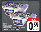 EDEKA - Mix-in Joghurt Angebot im Prospekt Mix-in Joghurt bei EDEKA im Prospekt "" für 0,59 €