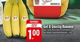 Gut & Günstig Bananen Angebote von EDEKA bei E center Bruchsal für 1,00 €