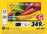 43NU900B6LA von LG für 349,00 € bei MEDIMAX im Angebot 43NU900B6LA von LG im aktuellen MEDIMAX Prospekt