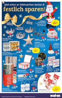 Weihnachtsbaum im aktuellen ROLLER Prospekt (Lünen) Weihnachtsbaum im ROLLER Prospekt "Erschreckend günstige Angebote" mit 16 Seiten (Lünen)