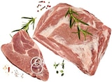 Frischer Schweinenackenbraten oder frische Nackenkoteletts Angebote bei REWE Herne für 0,55 €