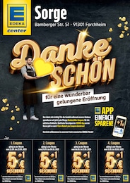 E center Prospekt für Ebermannstadt: "DANKE SCHÖN", 2 Seiten, 22.09.2025 - 27.09.2025