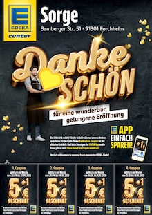 E center Prospekt DANKE SCHÖN mit 2 Seiten