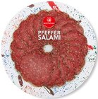 Aktuelle Wurst Angebote bei REWE in Essen Aktuelles Pfeffer Salami Angebot bei REWE in Essen ab 1,49 €