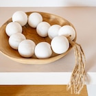 B&M - Deco boules bois : offre du catalogue Promo Deco boules bois à 3,49 € dans le catalogue B&M ""